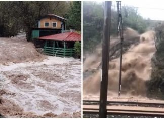 /VIDEO/ Dramatične snimci iz Jablanice, u Konjicu se izlila rijeka