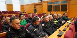 Prijem za učesnike akcije gašenja požara u Bolnici Trebinje