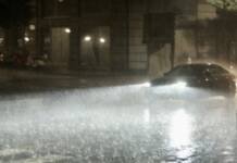 Potop u Trebinju: Ulice pod vodom, padao i grad (VIDEO)