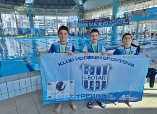 Plivači KVS “Leotar” odlični na MPM “Sarajevo Aquatics 2026” i MPM “Montenegro Open 2026”