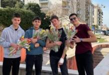 Gest učenika koji je oduševio grad: Lale za 8. mart