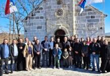 Hodžići: Blagoslov vladike Dimitrija za nastavak obnove hrama