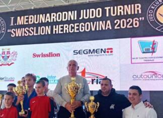 Džudo kluba “Gacko” prvi u ekipnom plasmanu na 1. Međunarodnom turniru “Swisslion – Hercegovina 2026”