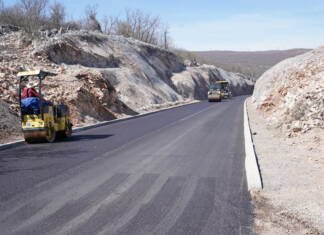 Završni radovi na asfaltiranju usjeka u Žudojevićima
