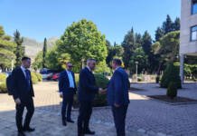 Minić stigao u Trebinje, dočekao ga Petrović