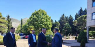 Minić stigao u Trebinje, dočekao ga Petrović