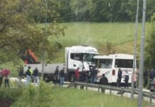 Žestok sudar autobusa i kamiona kod Mrkonjić Grada, jedna osoba poginula