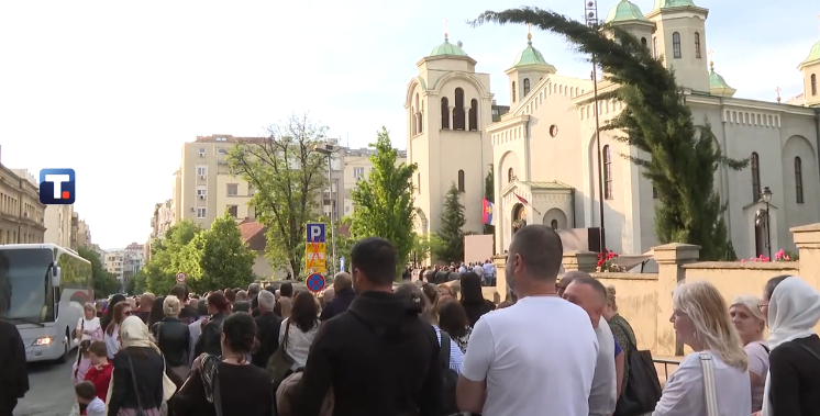 vjernici Sveti pojas Hram sv Save