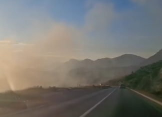 Gust dim digao Trebinjce na noge, oglasili se vatrogasci