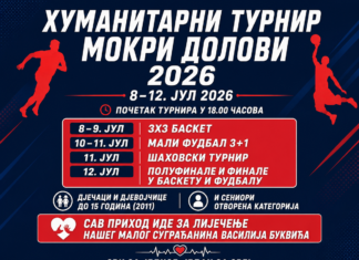 U Mokrim Dolovima nastavljen humanitarni turnir za malog Vasilija