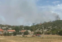 Alarmantno u Tulima, vatra se približava kućama