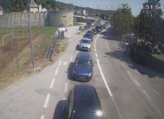 Duža čekanja na granici sa Crnom Gorom i Hrvatskom