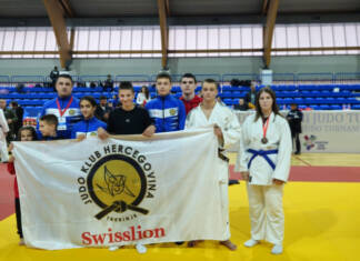 OSAM MEDALJA ZA DŽUDO KLUB HERCEGOVINA NA DVA TURNIRA
