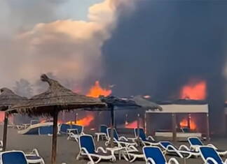 Izgorjela jedna od najpopularnijih plaža u Crnoj Gori