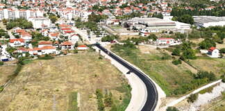 Završeno asfaltiranje prvih 300 metara novog puta od Željezničkog mosta do Gorice