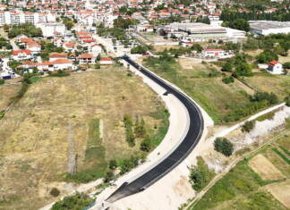 Završeno asfaltiranje prvih 300 metara novog puta od Željezničkog mosta do Gorice