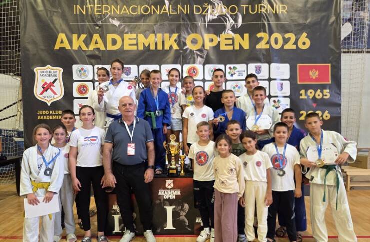 Džudo klub Gacko vicešampion „Akademik Open 2026“ – 22 medalje i pehar za prvo mjesto